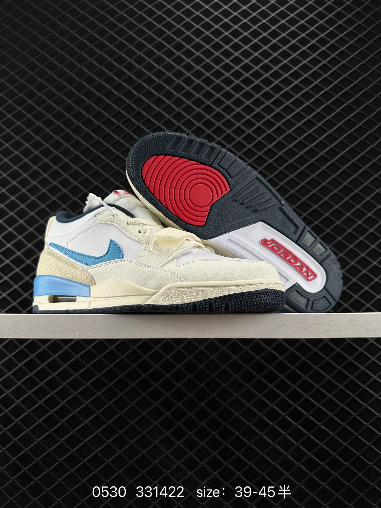 Nike Air Jordan Legacy 312 Low”White/Grey Fog/Blue/Red“